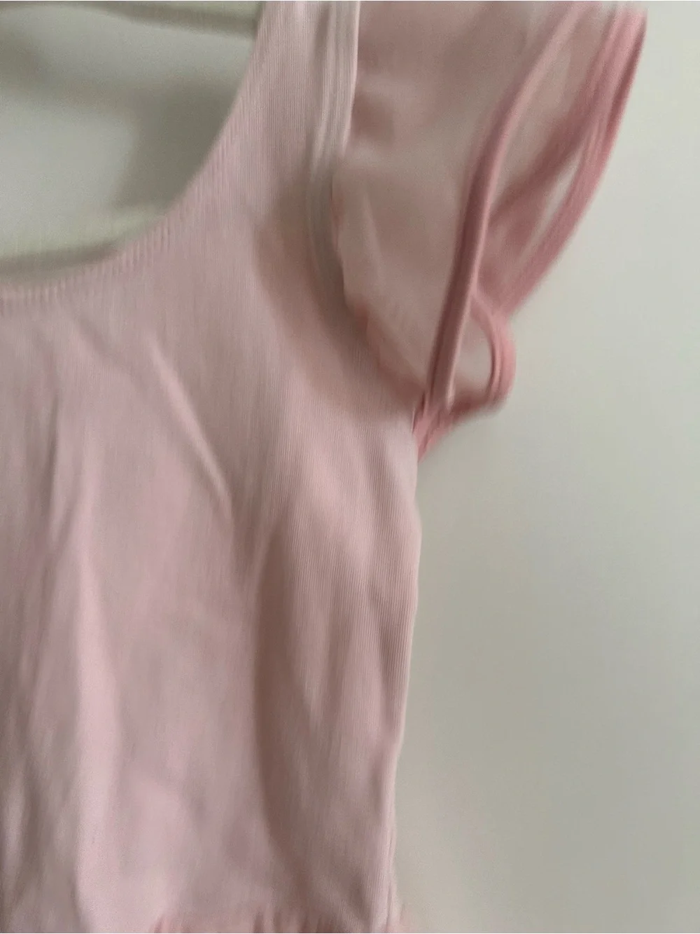 Girls Pink Ballet Tutu Dress with Ruffle Sleeves - Size 110 (US 5)